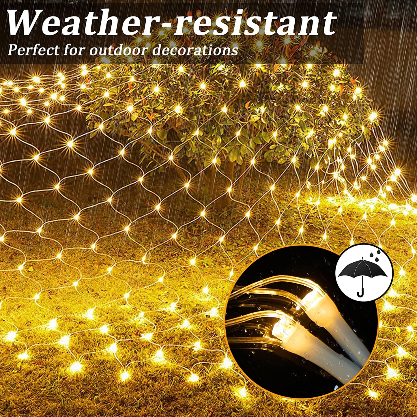 Solar Net Mesh Fairy Lights