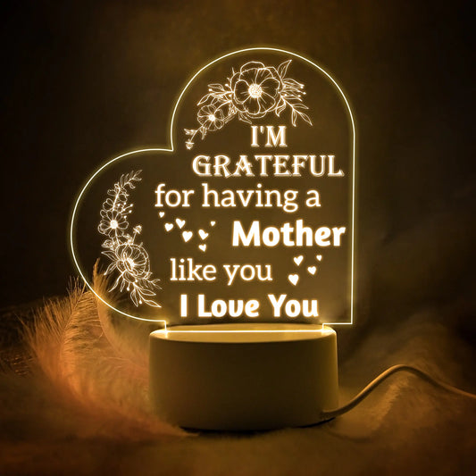 Heartfelt Bedroom Night Light