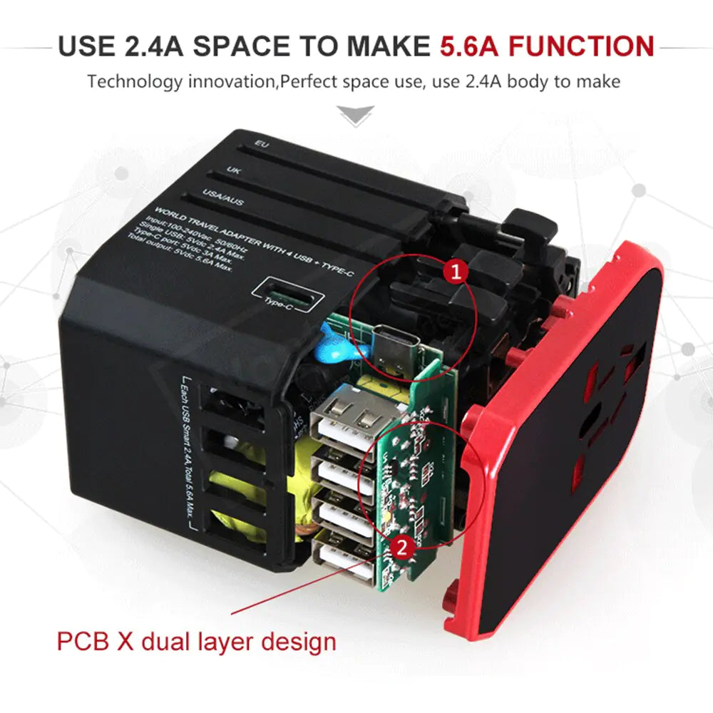 Smart Travel Adapter Pro